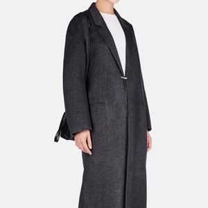 Acne Studios Foin Double Coat - Dark Grey